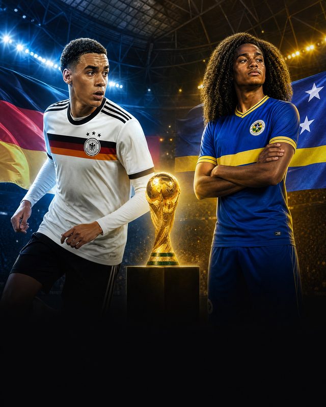 Germany vs Curaçao — match poster
