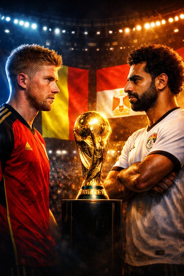 Belgium vs Egypt — match poster