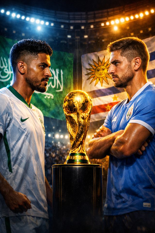 Saudi Arabia vs Uruguay — match poster
