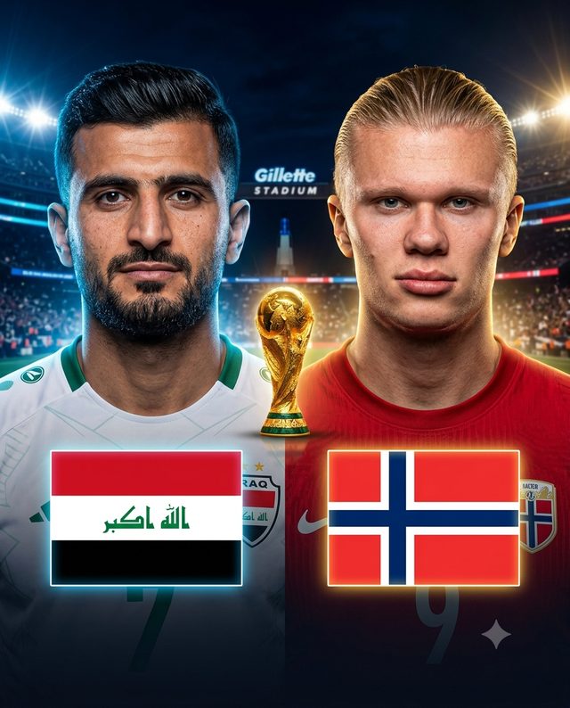 Iraq vs Norway — match poster