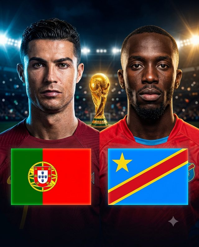 Portugal vs DR Congo — match poster