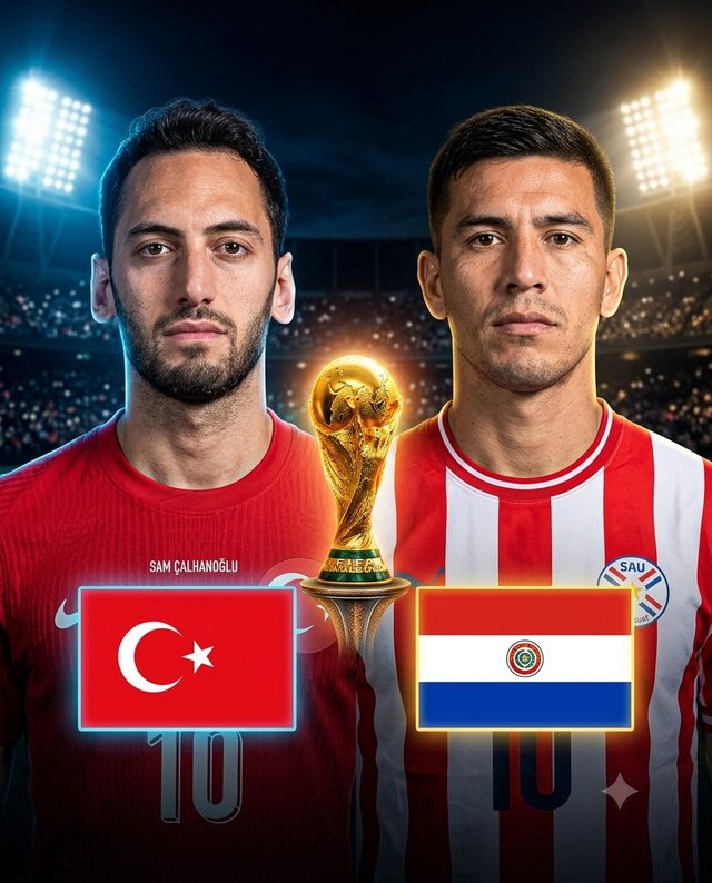Türkiye vs Paraguay — match poster