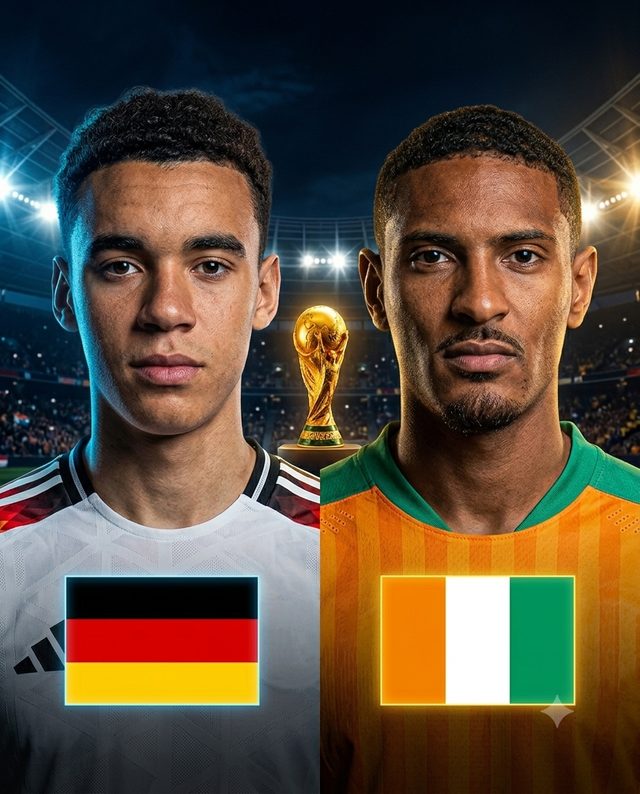 Germany vs Ivory Coast — match poster