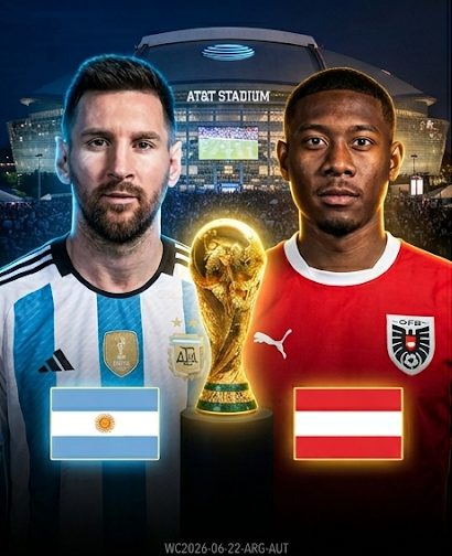 Argentina vs Austria — match poster