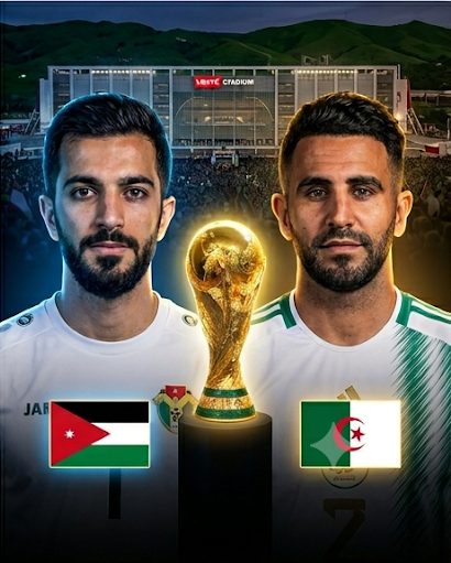 Jordan vs Algeria — match poster
