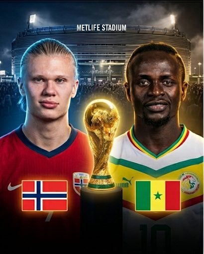 Norway vs Senegal — match poster